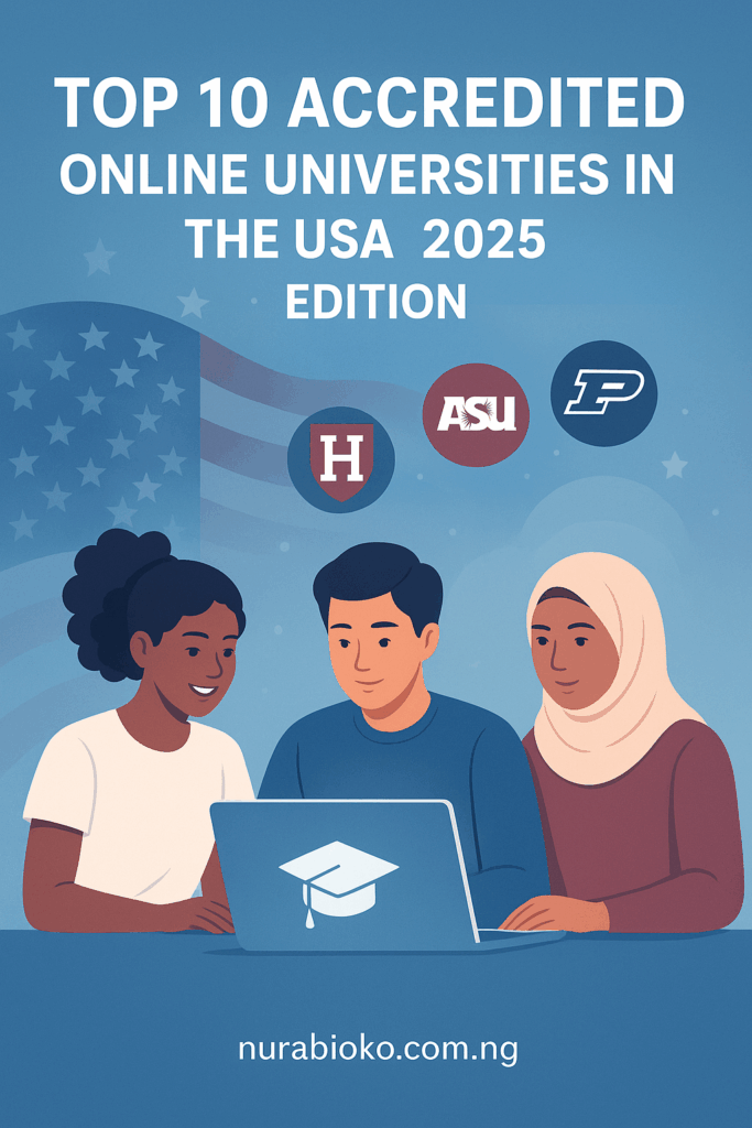 Top Accredited Online Universities in the USA 2025 – How to Choose & What to Know